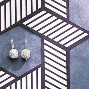 Silpada W3280 Sterl Silvr Round Cube Drop Earring